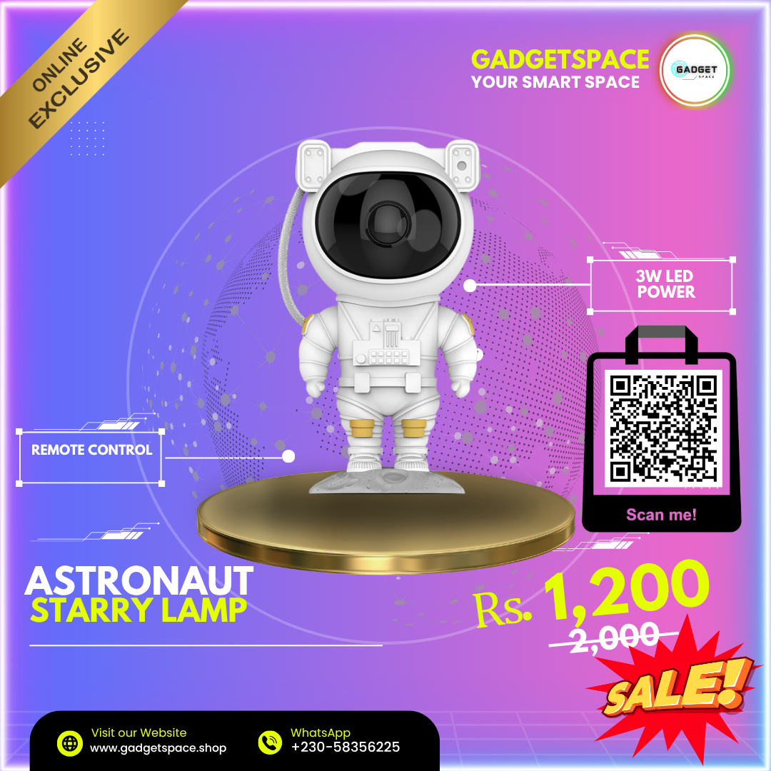 Astronaut Starry Sky Projection Lamp