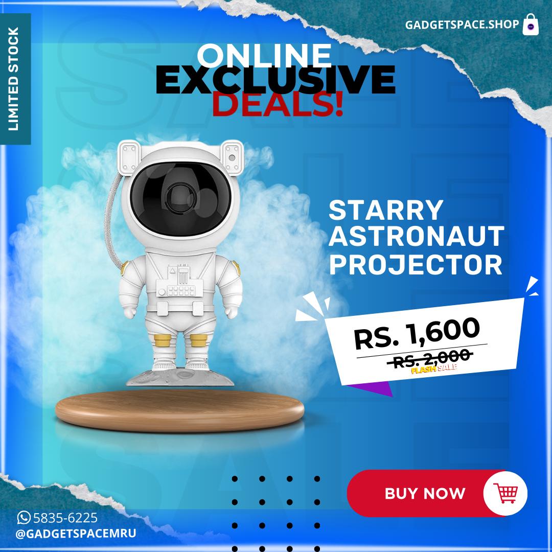 Astronaut Starry Sky Projection Lamp