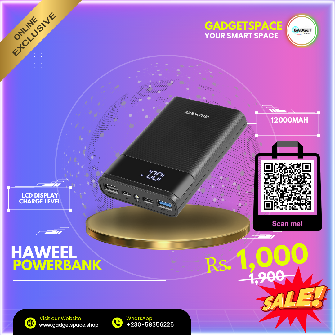 HAWEEL 12000mAh Power Bank