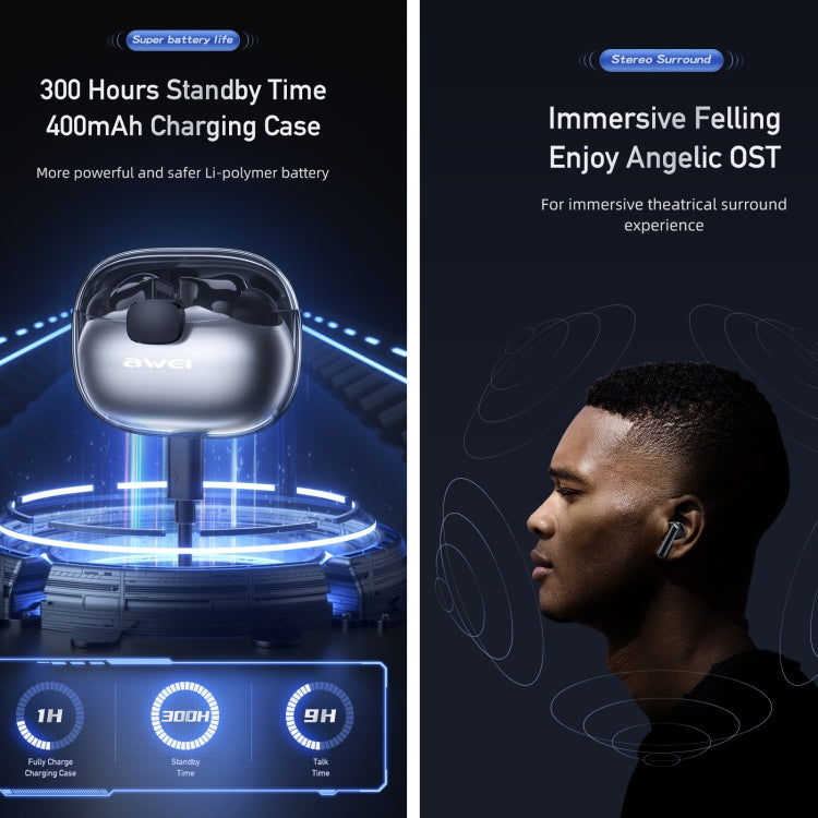 Awei T52 Wireless Gaming Bluetooth Earbuds