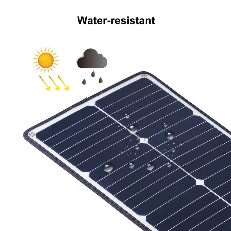 HAWEEL Portable 20W Monocrystalline Silicon Solar Power Panel Charger