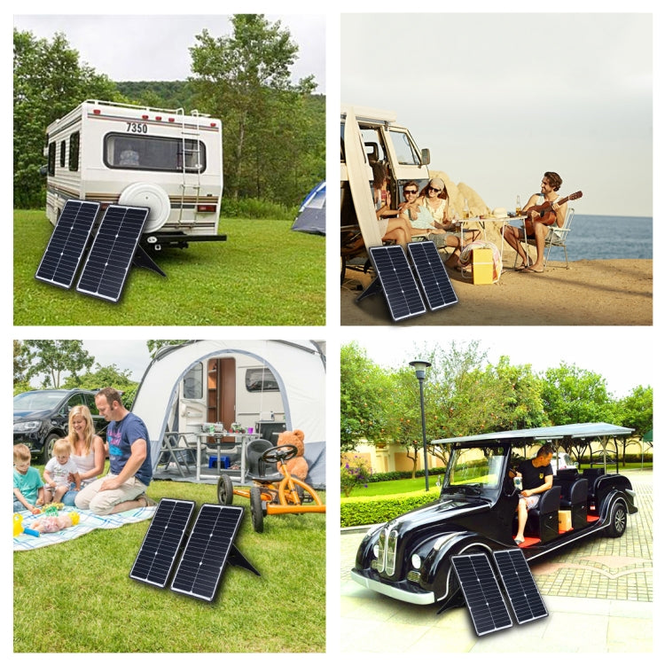 HAWEEL Portable 20W Monocrystalline Silicon Solar Power Panel Charger