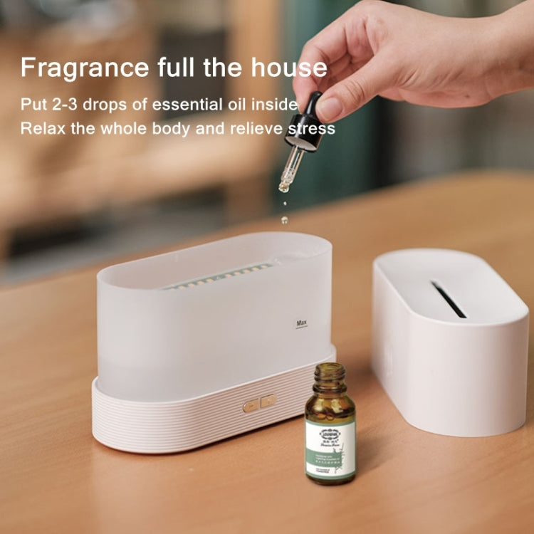 Flame Aromatherapy Machine Home Office Desk Air Humidifier