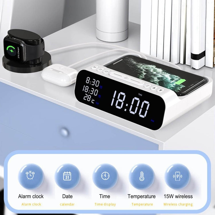 Alarm Clock Mobile Phone Wireless Charger