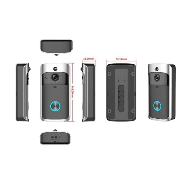 Smart WIFI Ultra Low Power Video Visual Doorbell