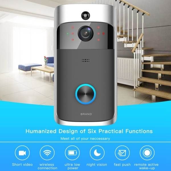 Smart WIFI Ultra Low Power Video Visual Doorbell