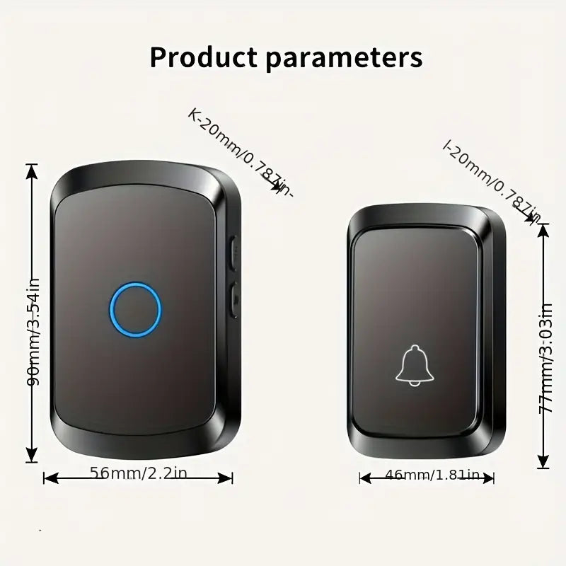 Wireless Doorbell With Rain Protector