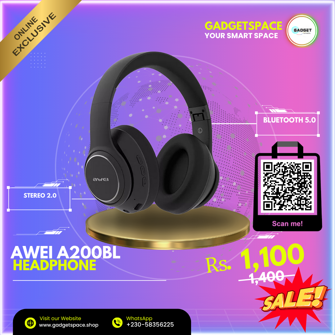 Awei A200BL Wireless Stereo Headphones