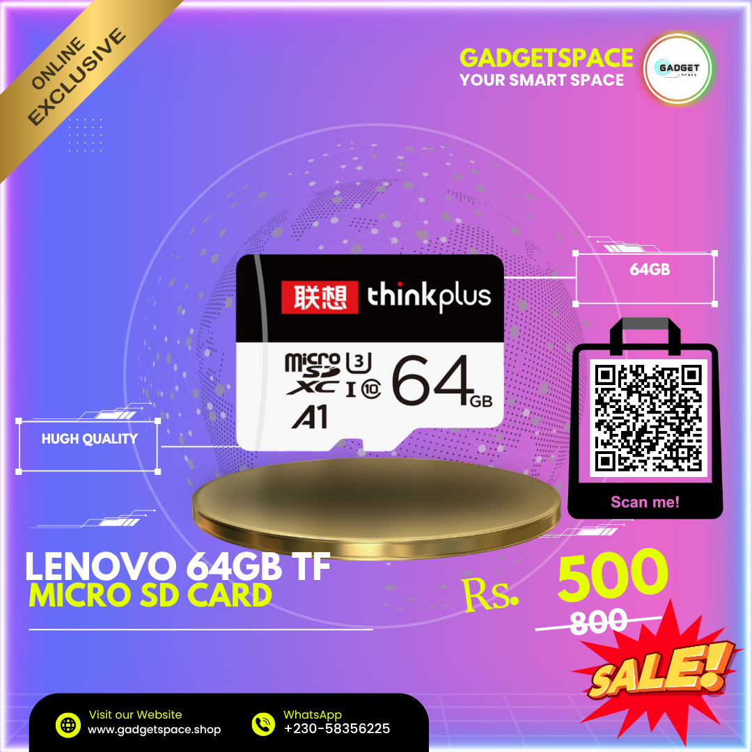 Lenovo 64GB TF (Micro SD) Card