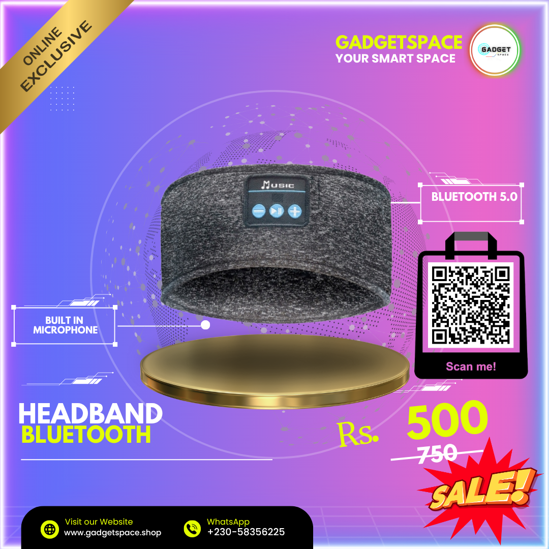 Bluetooth Headband Eye Mask