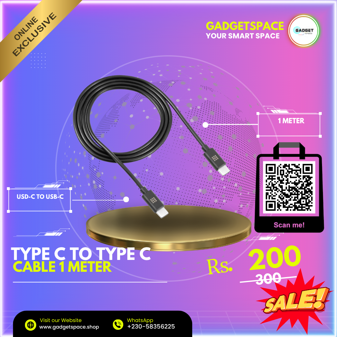 Haweel 25W Type-C to Type C - 1M