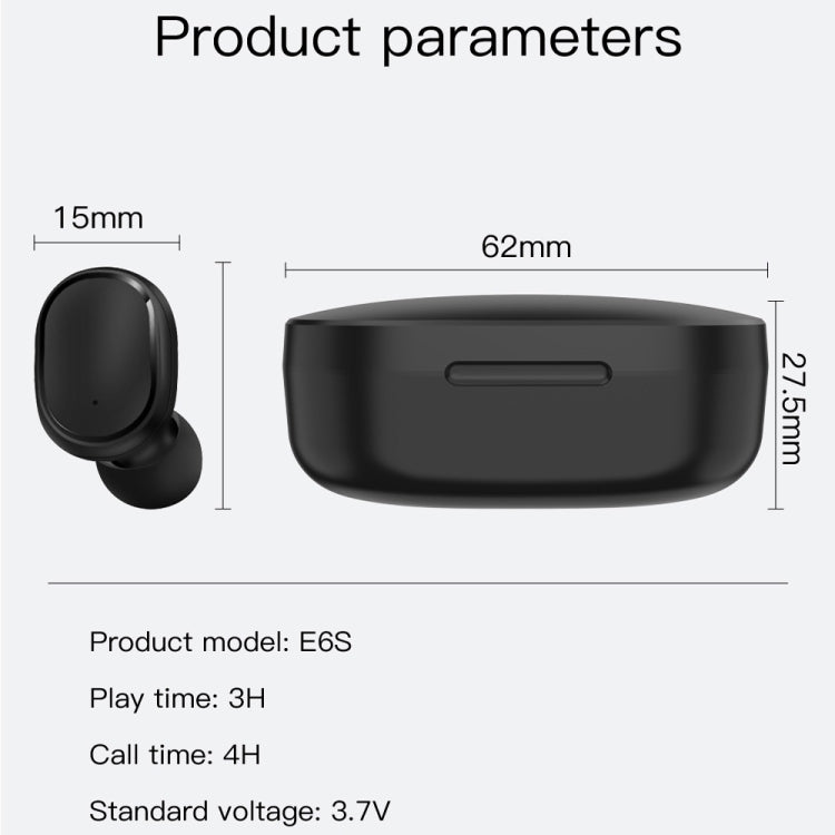 Earphone TWS Bluetooth V5.0 Headsets