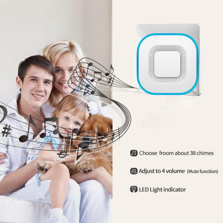 CACAZI Wireless Music Doorbell
