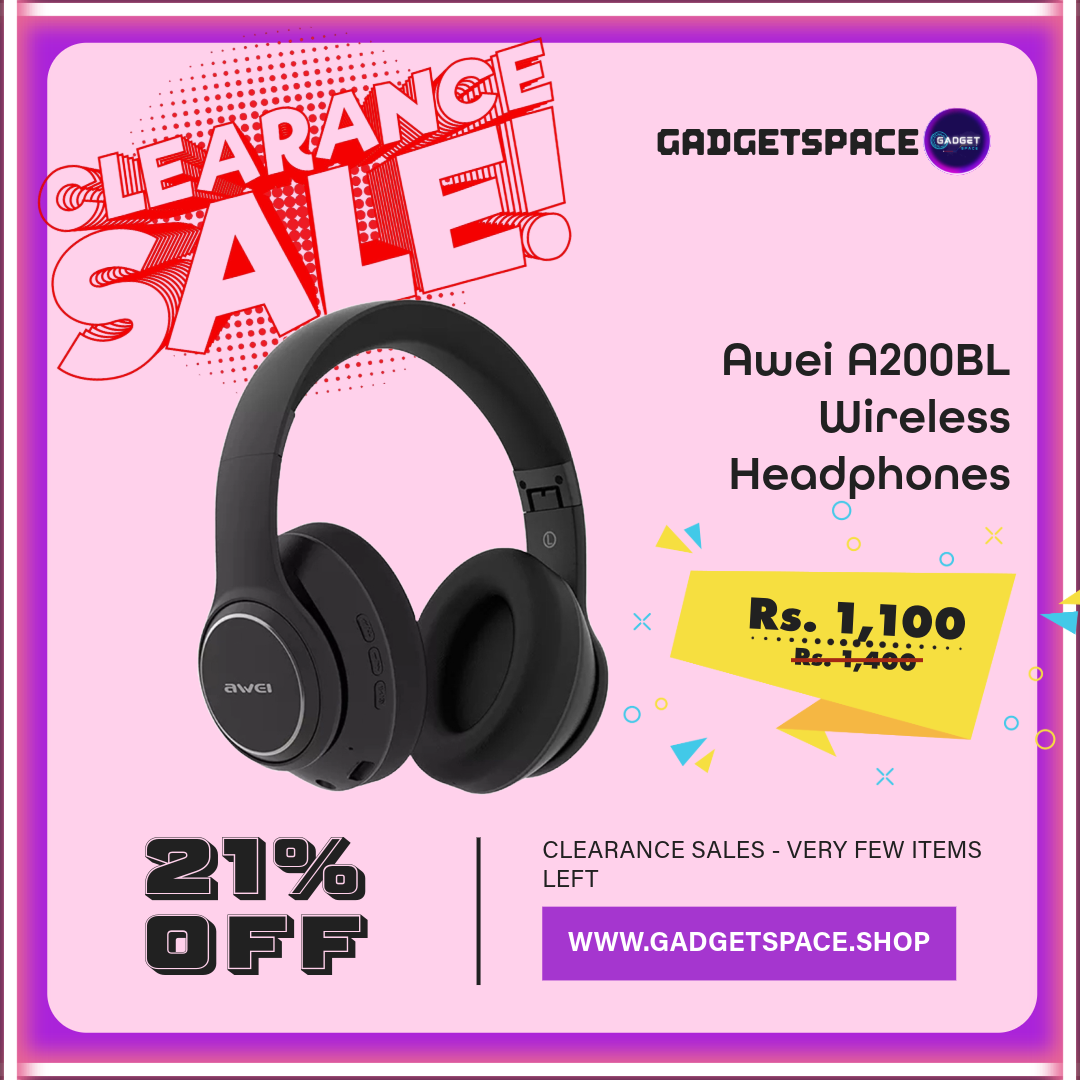 Awei A200BL Wireless Stereo Headphones